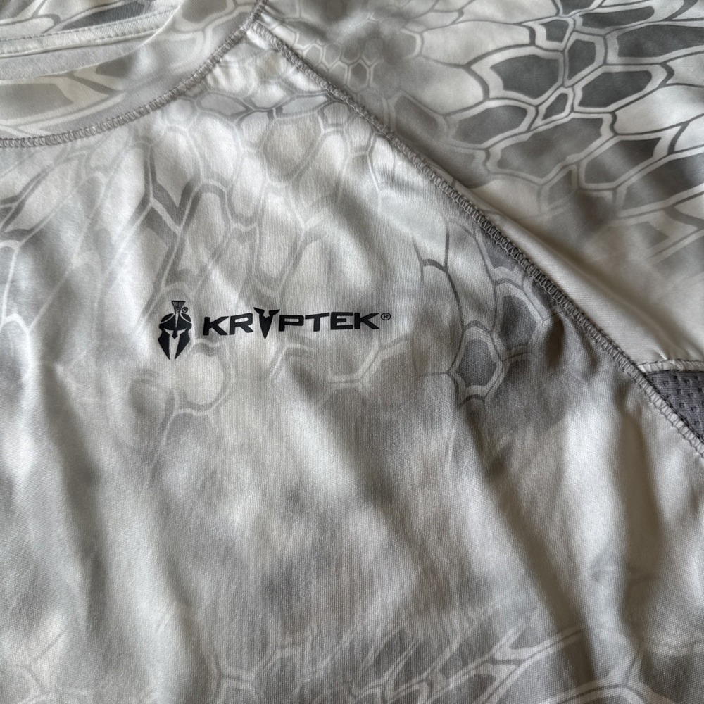 Kryptek Hyperion Shirt Men's XL Wraith Camo Long Sleeve Crew Performance Hunting